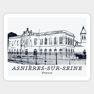 Asnières-sur-Seine - France Sticker